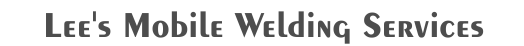 Lee's Mobile Welding Services Logo